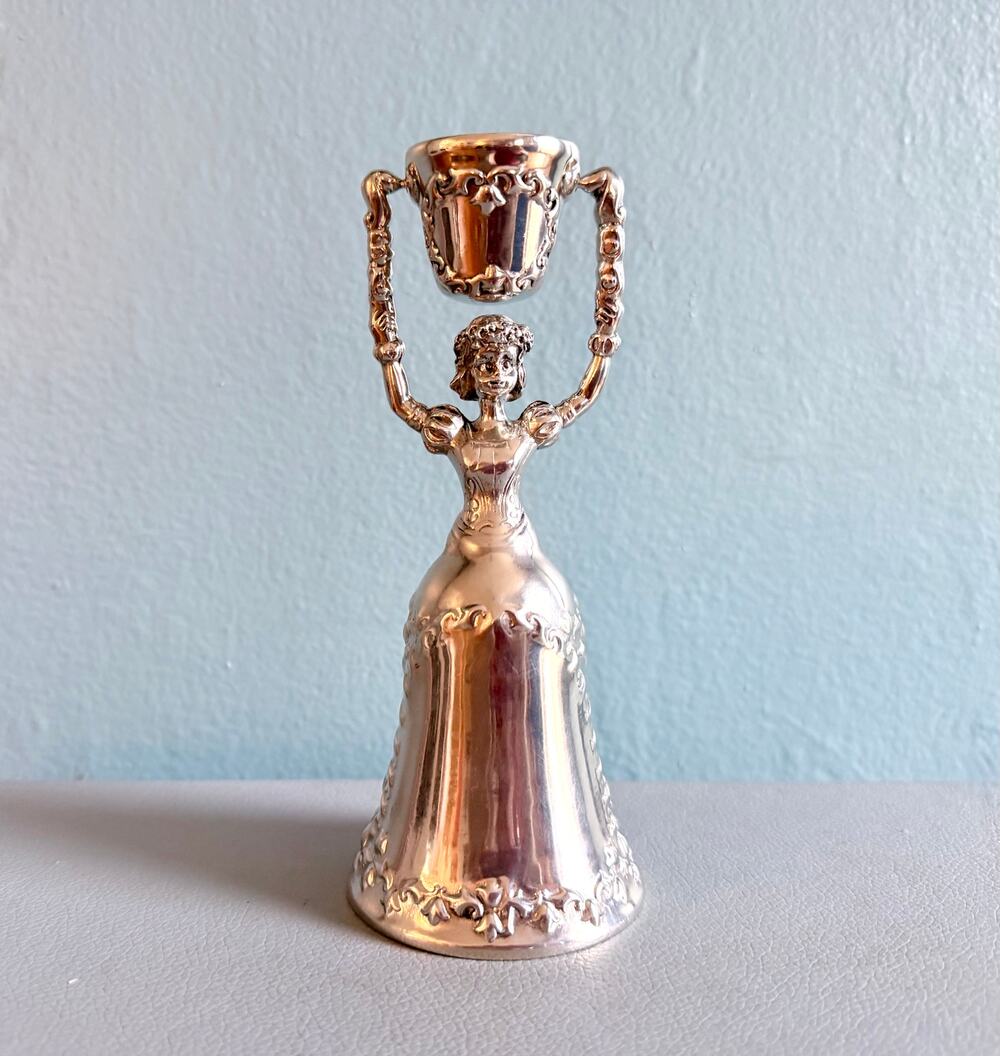 Vintage MINT Wutschka German Pewter Nuremberg Wedding Cup Chalice Germany